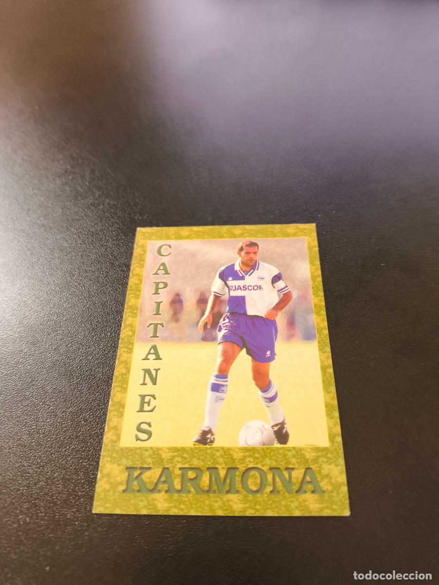 Figurine di Calcio: 455 KARMONA ALAVES CAPITANES MUNDICROMO FICHAS LIGA 2001 2002 01 02 NO PANINI ESTE