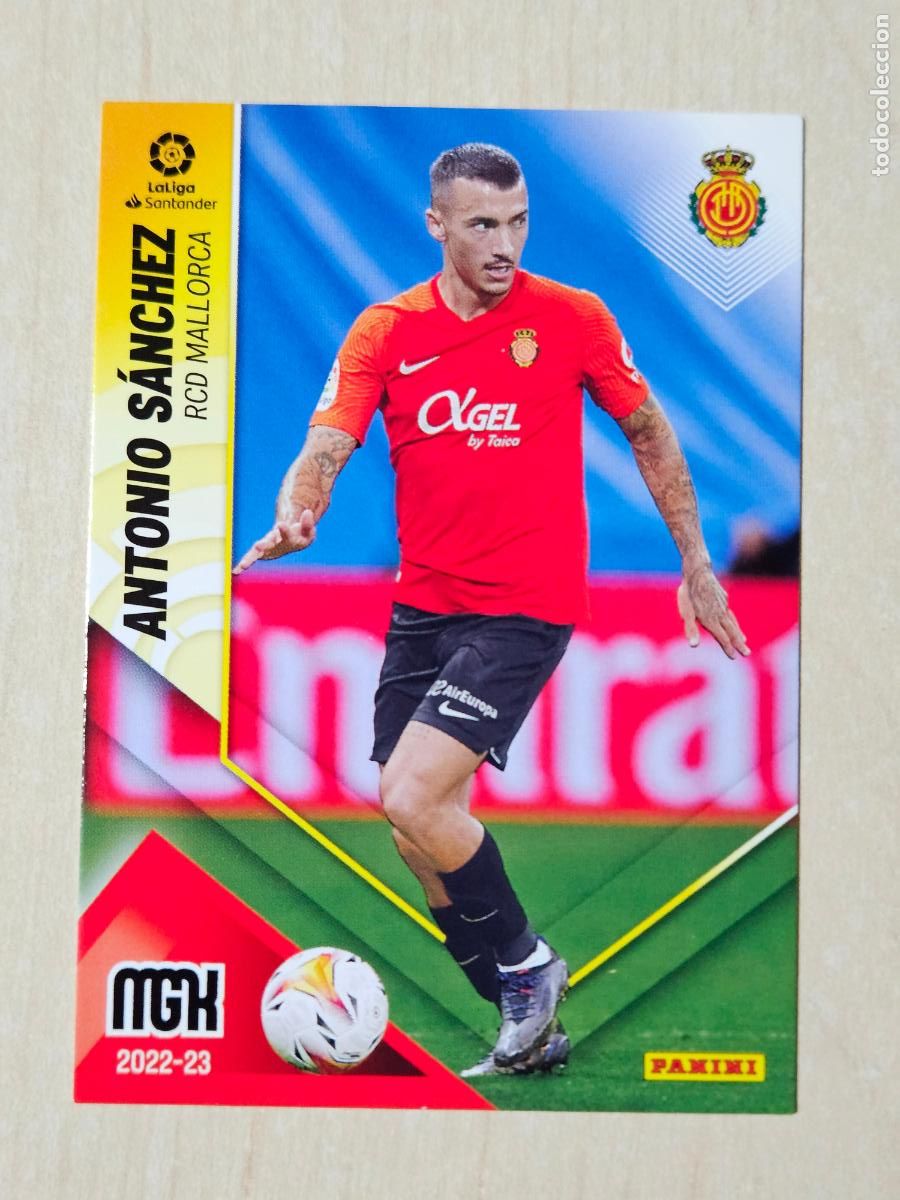 Figurine di Calcio: CROMO N&ordm; 236 ANTONIO SANCHEZ - MEGACRACKS 2022 23 - MALLORCA