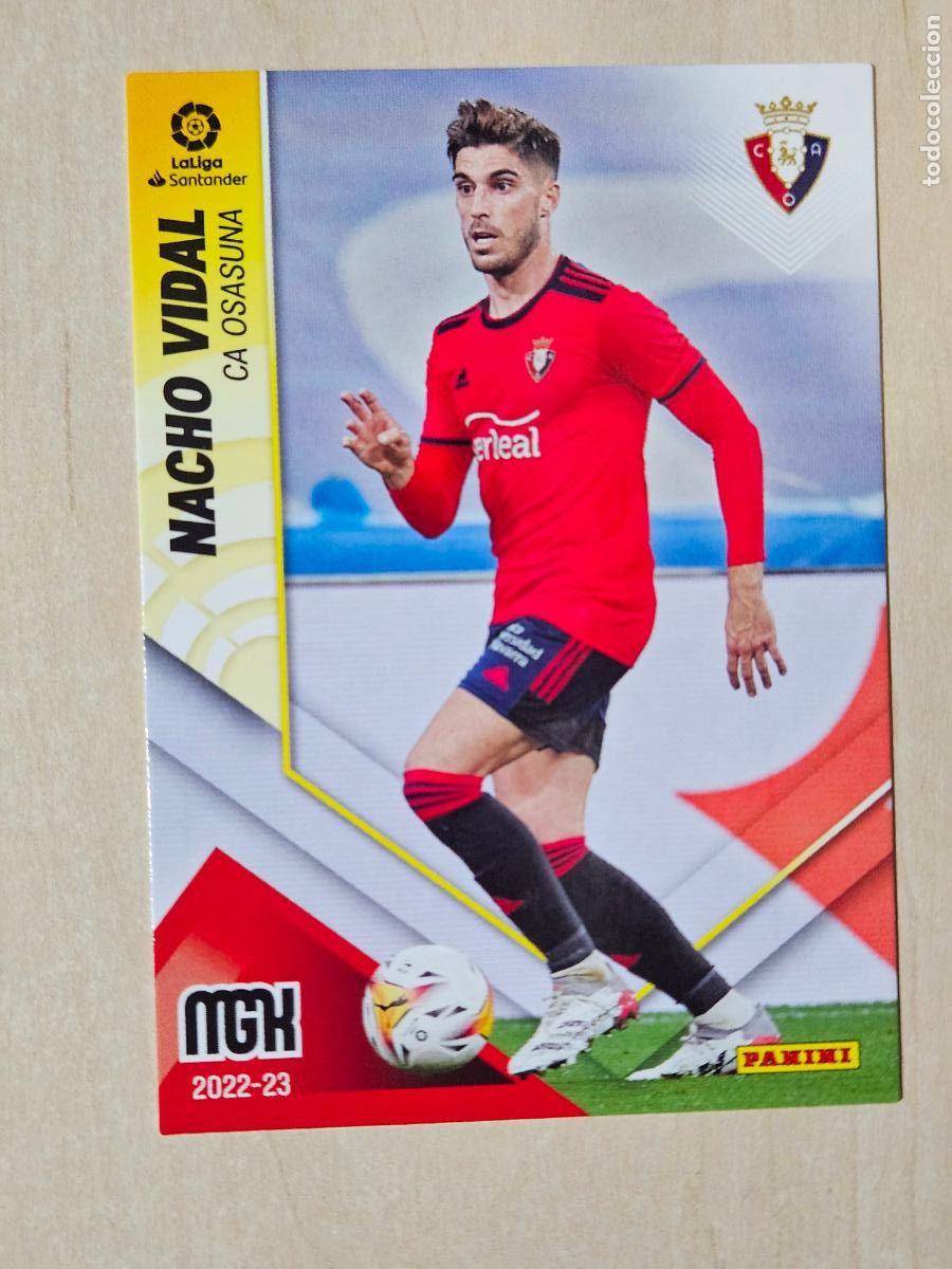 Football Stickers: CROMO N&ordm; 247 NACHO VIDAL - MEGACRACKS 2022 23 - OSASUNA