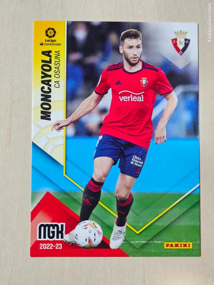 Fu&szlig;ball-Sticker: CROMO N&ordm; 254 MONCAYOLA - MEGACRACKS 2022 23 - OSASUNA