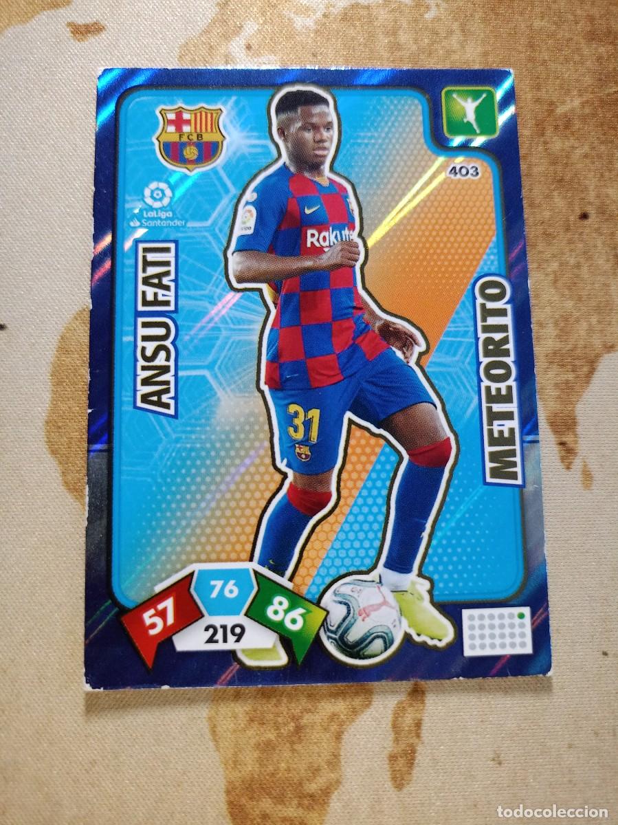 Fu&szlig;ball-Sticker: # Meteorito 403 ANSU FATI Adrenalyn 2019-20
