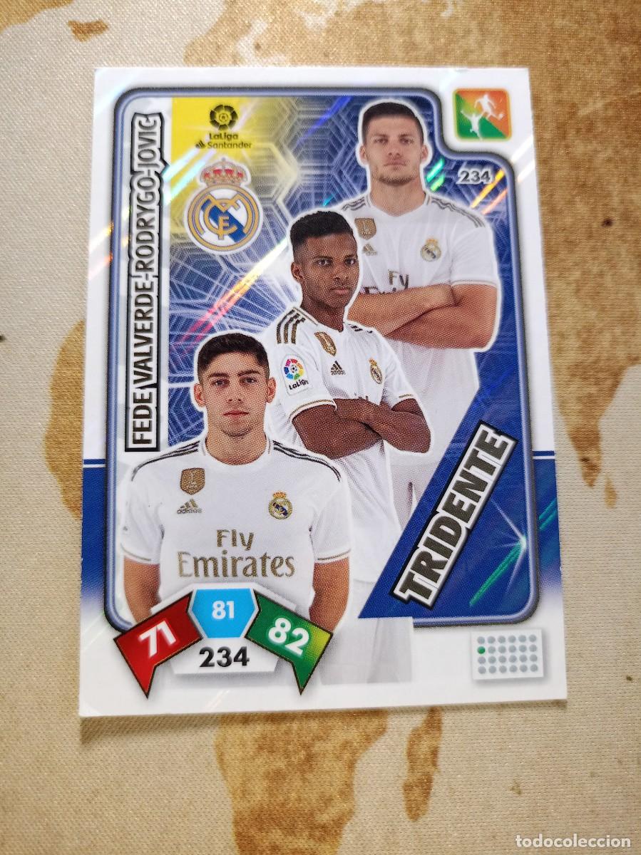 Cromos de F&uacute;tbol: # Real Madrid 234 TRIDENTE Adrenalyn 2019-20