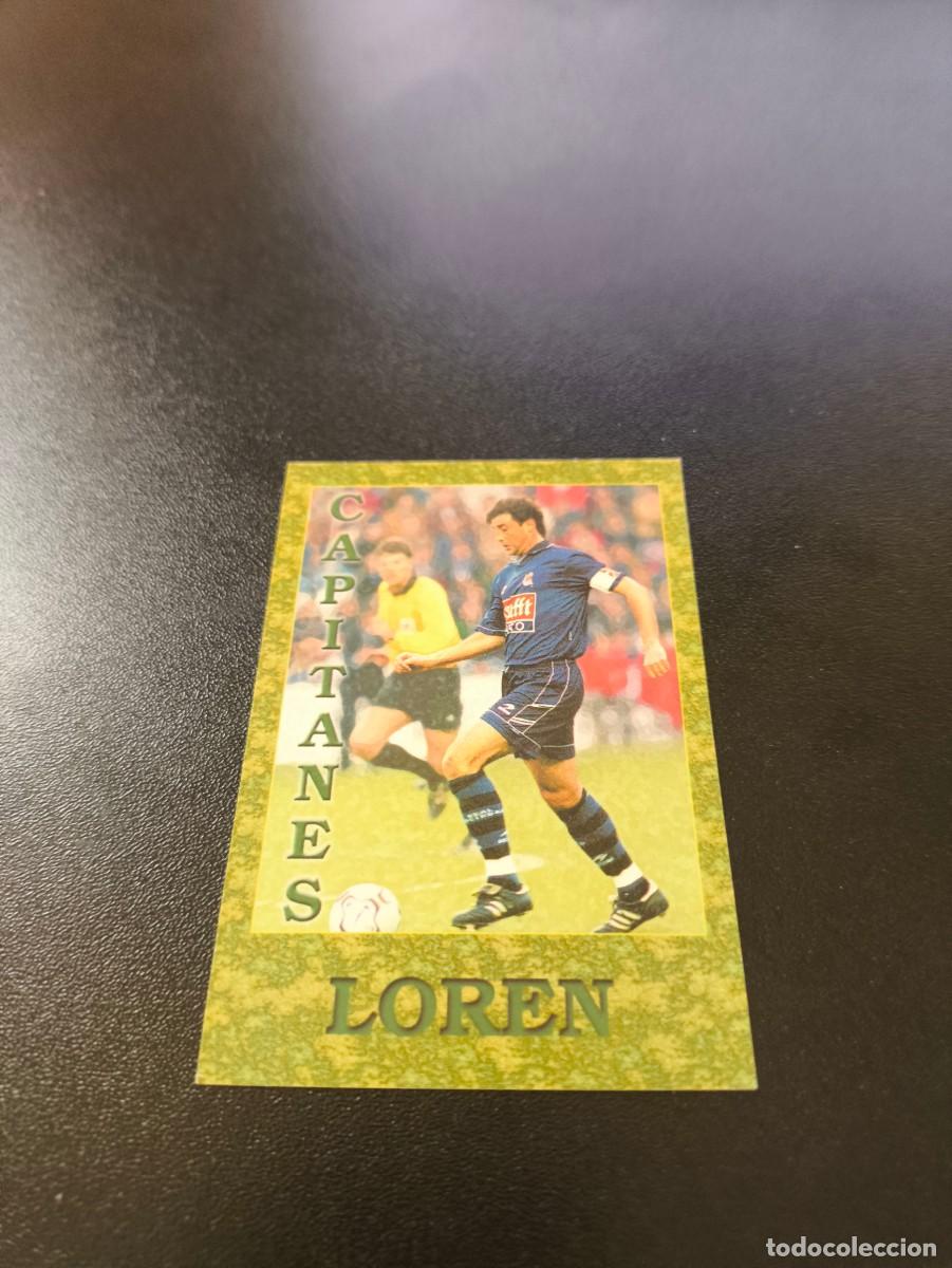 Cromos de F&uacute;tbol: 458 LOREN REAL SOCIEDAD CAPITANES MUNDICROMO FICHAS LIGA 2001 2002 01 02 NO PANINI ESTE
