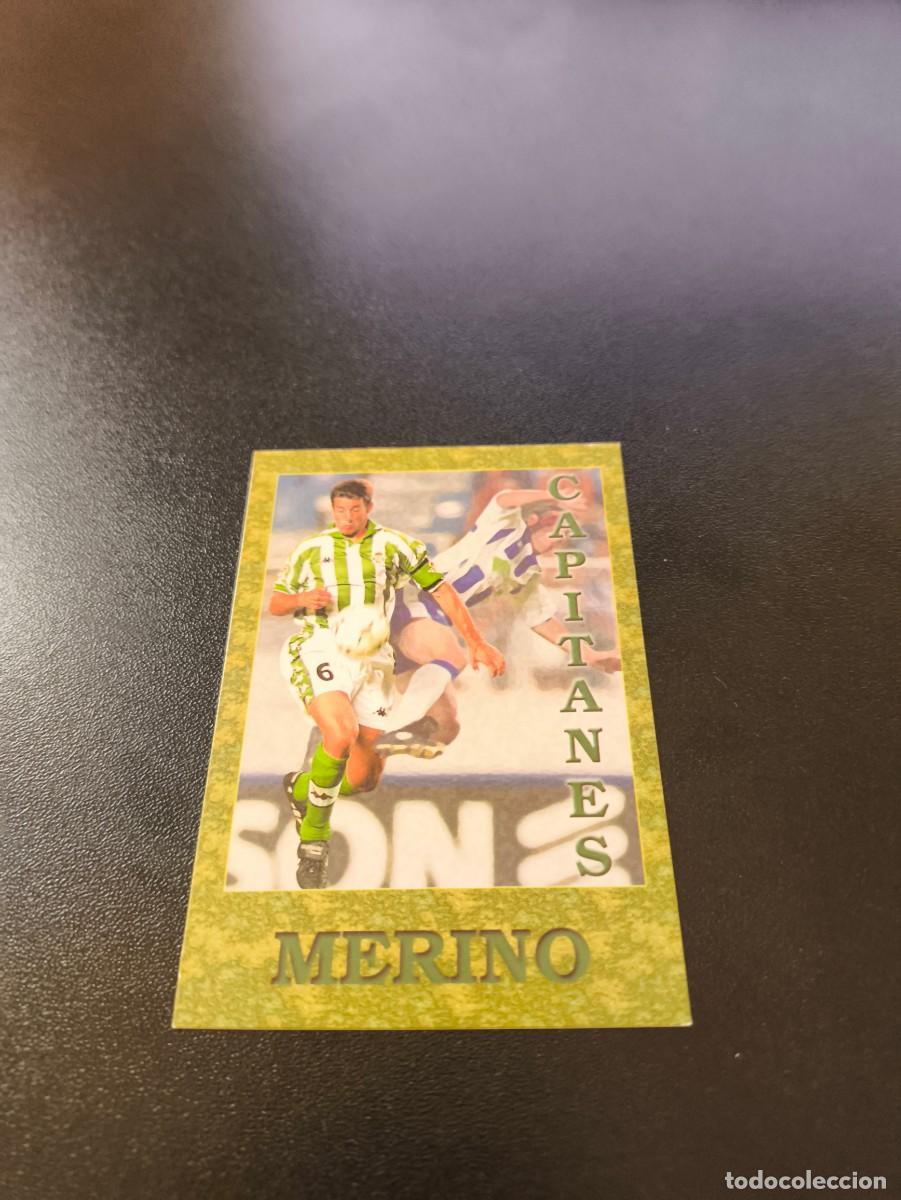 Cromos de F&uacute;tbol: 464 MERINO BETIS CAPITANES MUNDICROMO FICHAS LIGA 2001 2002 01 02 NO PANINI ESTE