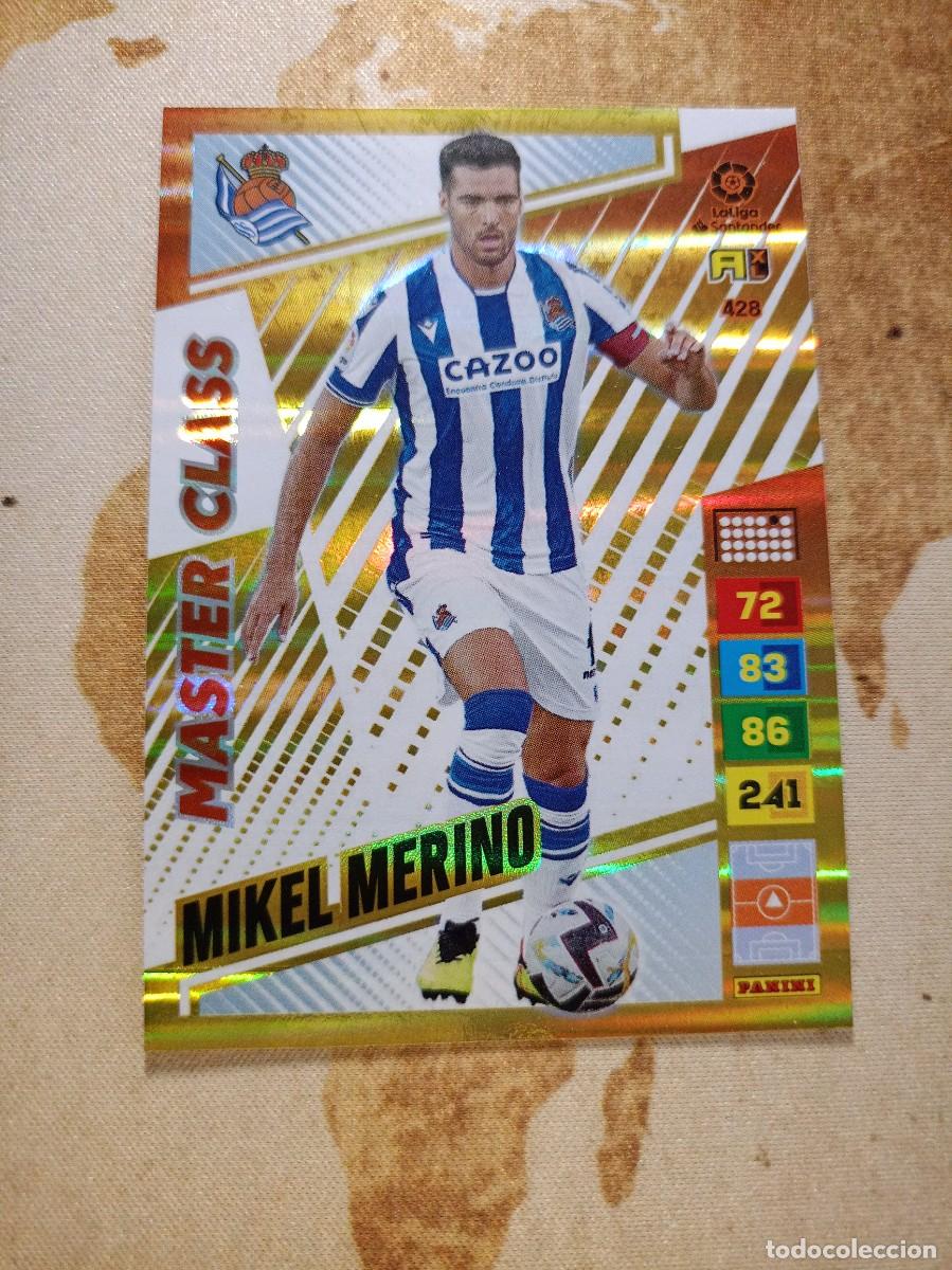 Cromos de F&uacute;tbol: M&aacute;ster Class 428 MIKEL MERINO Adrenalyn 2022-23