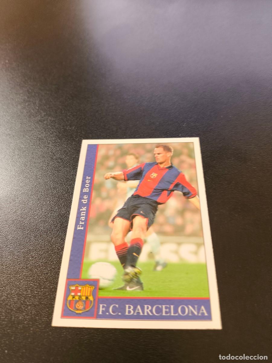Cromos de F&uacute;tbol: 472 Frank de boer BARCELONA ULTIMA HORA UH MUNDICROMO FICHAS LIGA 2001 2002 01 02 NO PANINI ESTE