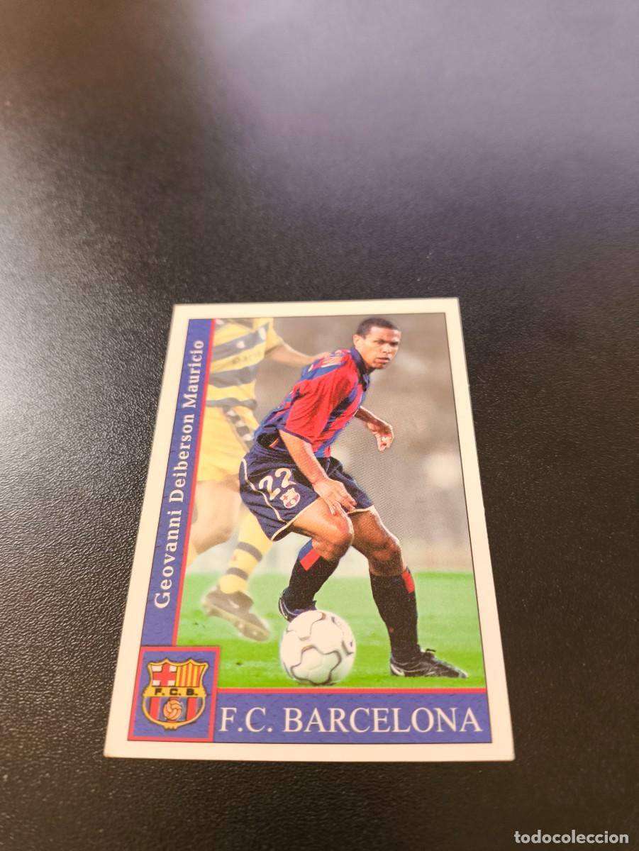 Cromos de F&uacute;tbol: 473 Geovanni BARCELONA ULTIMA HORA UH MUNDICROMO FICHAS LIGA 2001 2002 01 02 NO PANINI ESTE