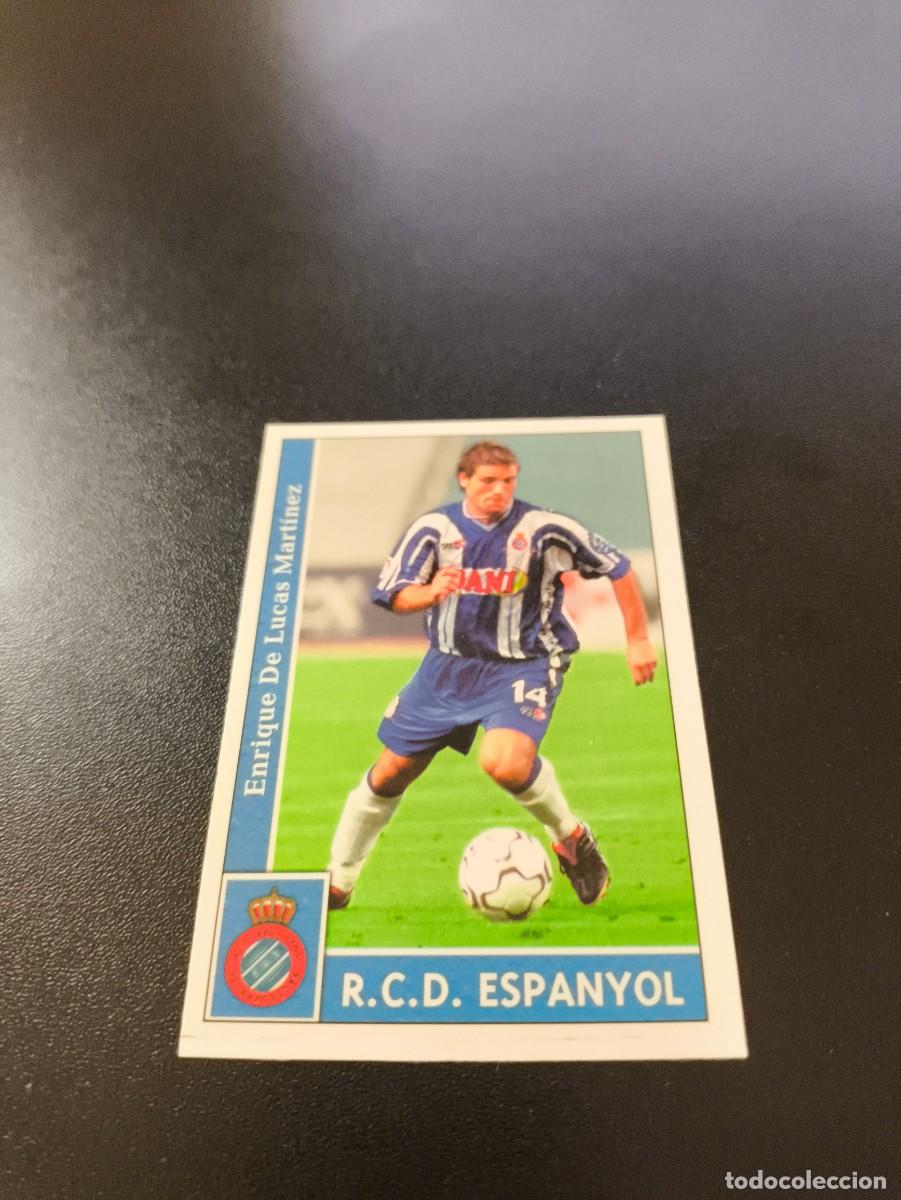Fu&szlig;ball-Sticker: 479 De Lucas ESPANYOL ULTIMA HORA UH MUNDICROMO FICHAS LIGA 2001 2002 01 02 NO PANINI ESTE