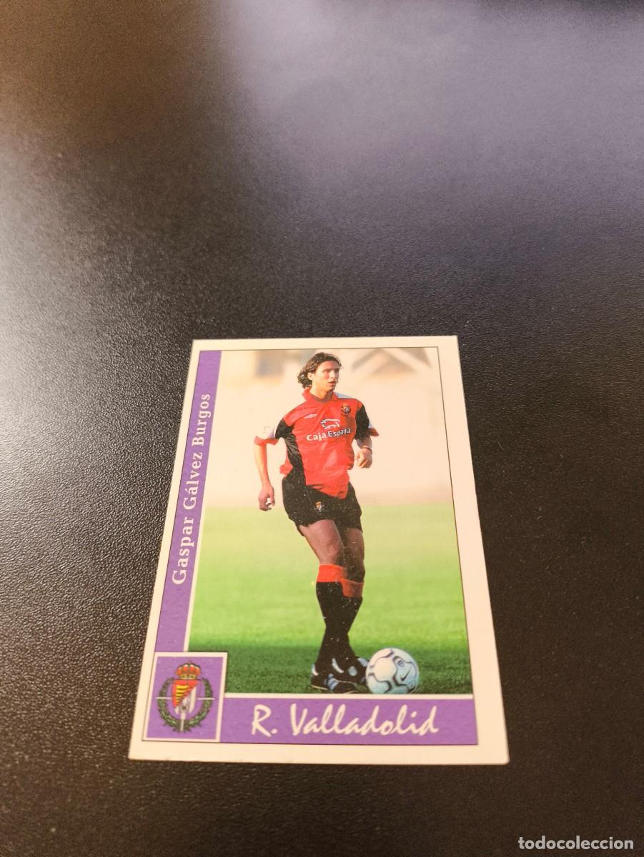 Football Stickers: 482 Gaspar VALLADOLID ULTIMA HORA UH MUNDICROMO FICHAS LIGA 2001 2002 01 02 NO PANINI ESTE