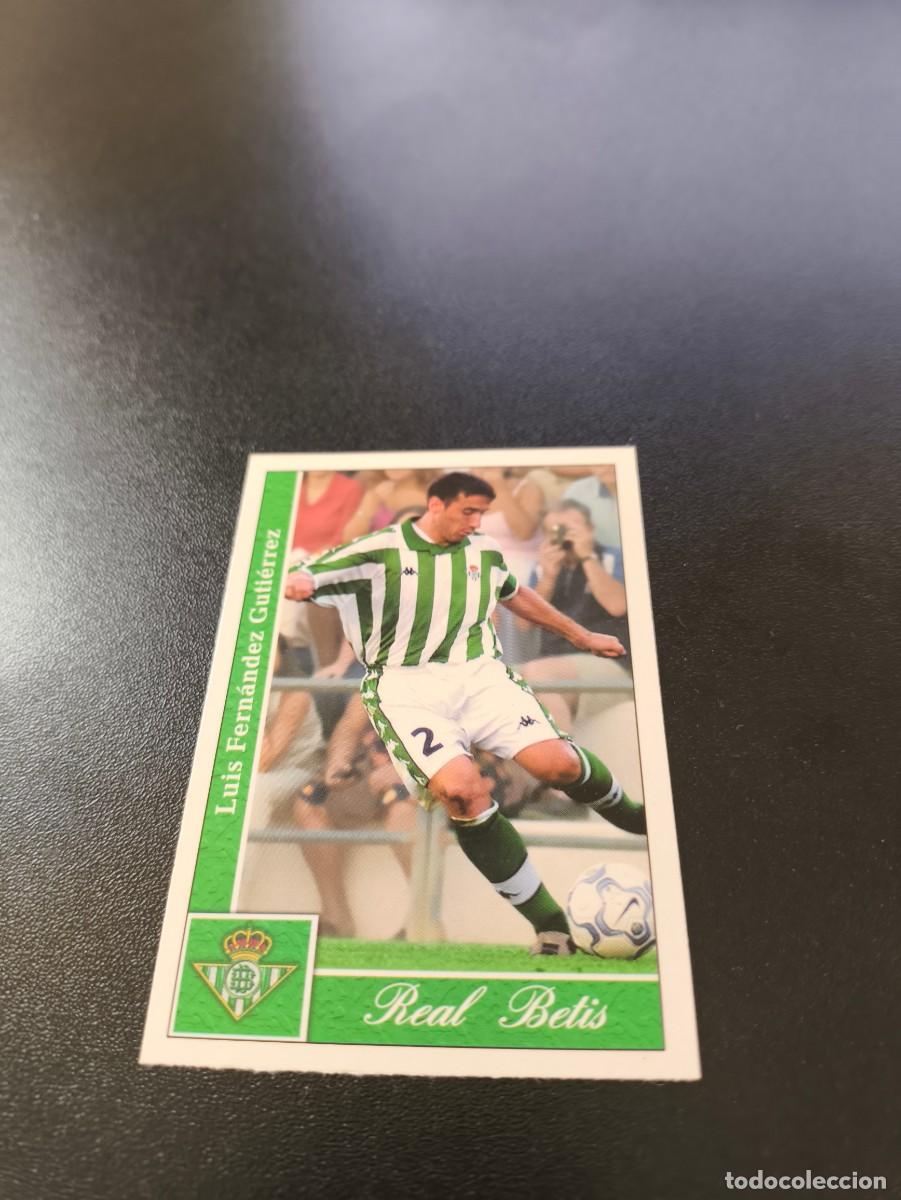 Football Stickers: 487 Luis Fernandez BETIS ULTIMA HORA UH MUNDICROMO FICHAS LIGA 2001 2002 01 02 NO PANINI ESTE