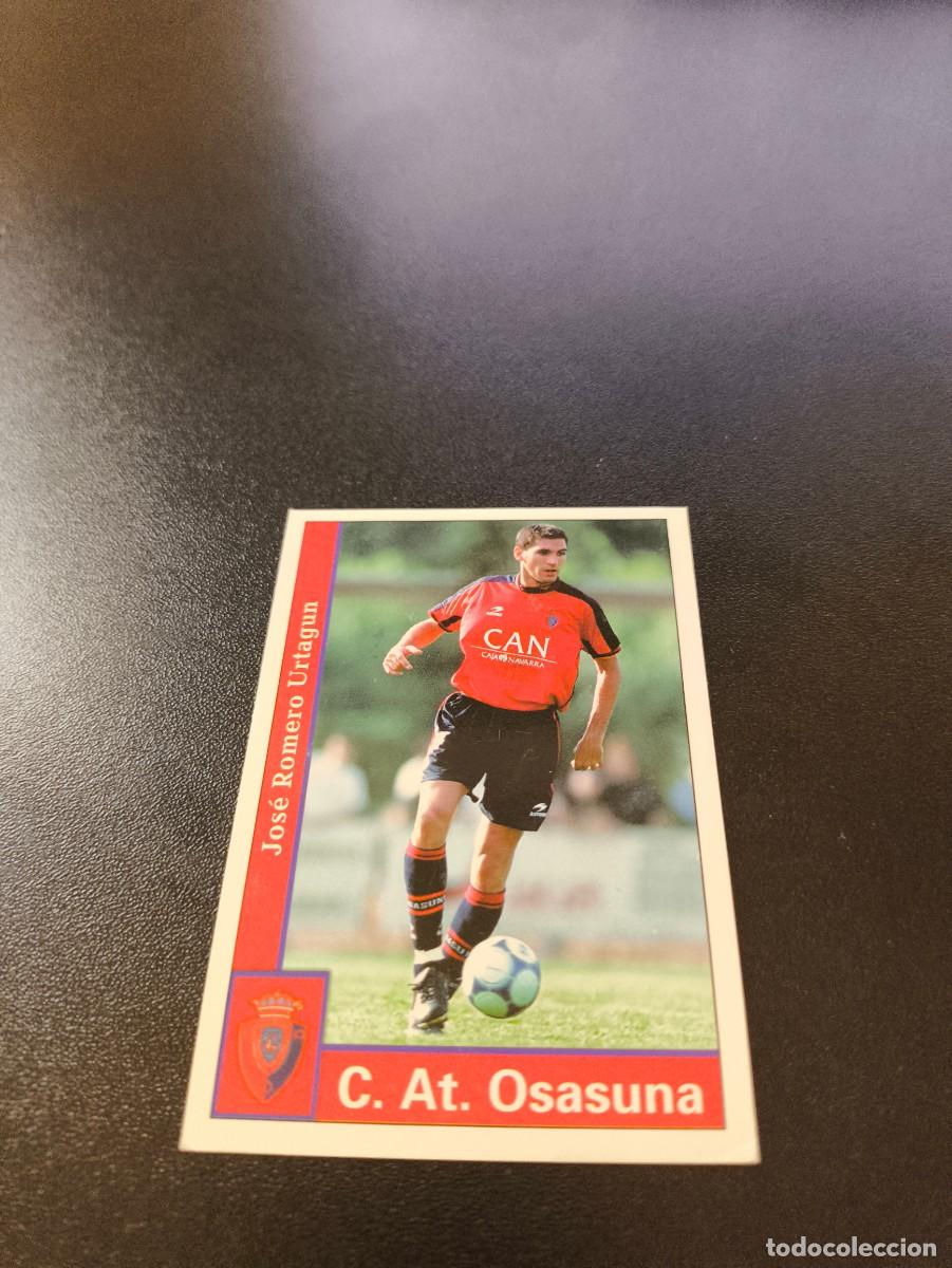 Figurine di Calcio: 496 Josetxo OSASUNA ULTIMA HORA UH MUNDICROMO FICHAS LIGA 2001 2002 01 02 NO PANINI ESTE
