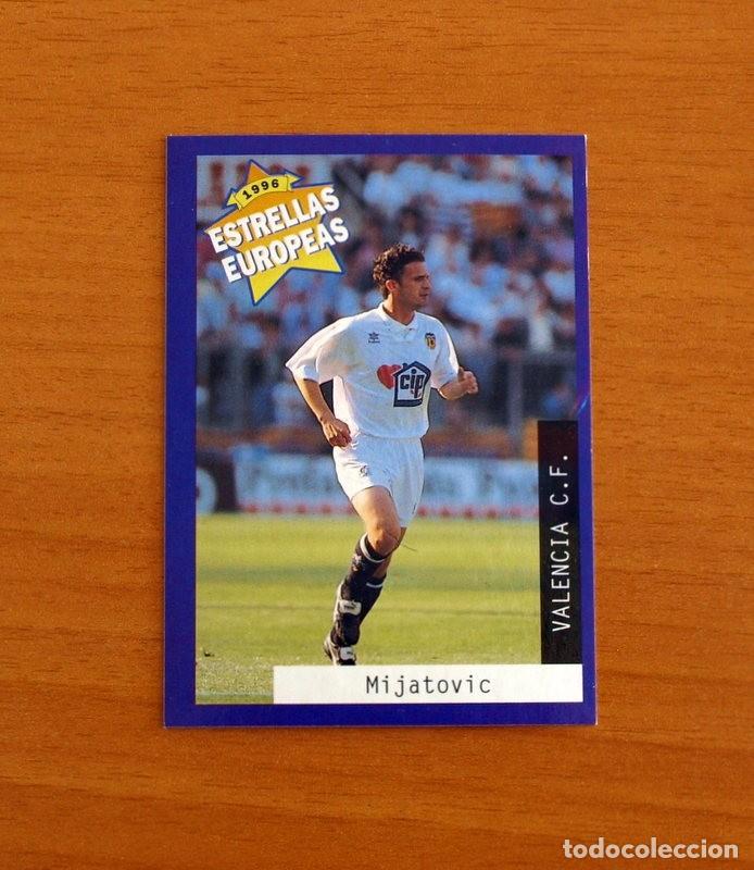 Figurine di Calcio: Valencia C.F. - N&ordm; 53 Pedrag Mijatovic - Estrellas Europea Panini A&ntilde;o 1996