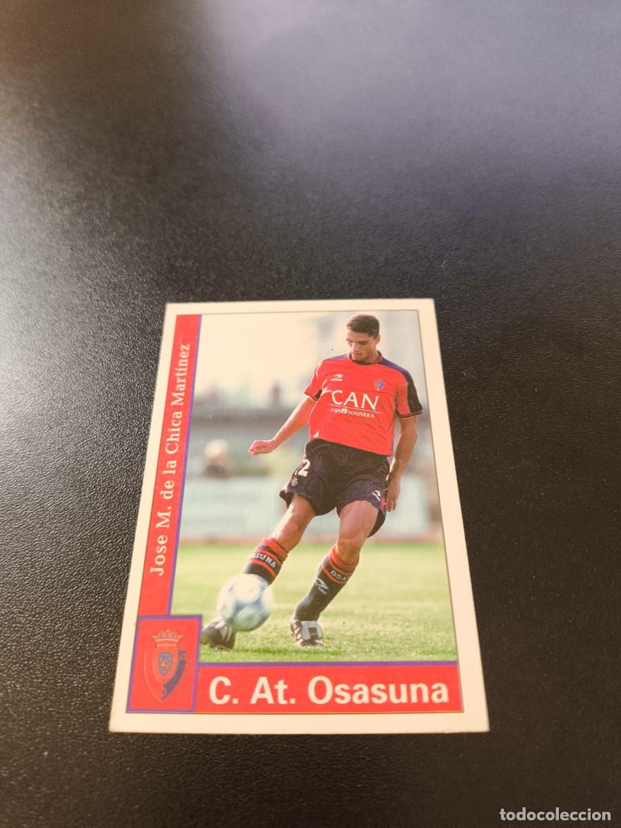 Cromos de Futebol: 503 De la Chica OSASUNA ULTIMA HORA UH MUNDICROMO FICHAS LIGA 2001 2002 01 02 NO PANINI ESTE