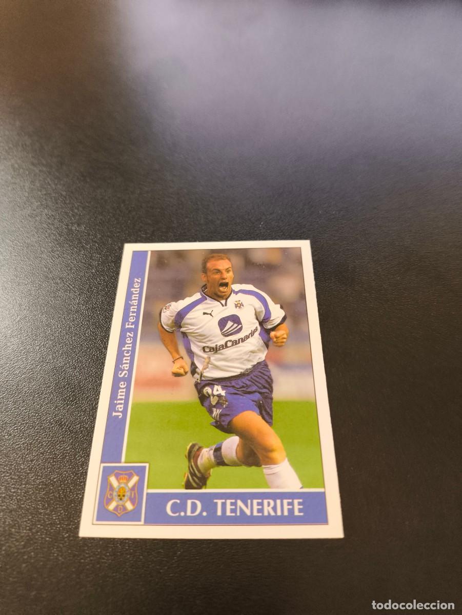 Cromos de Futebol: 508 Jaime TENERIFE ULTIMA HORA UH MUNDICROMO FICHAS LIGA 2001 2002 01 02 NO PANINI ESTE