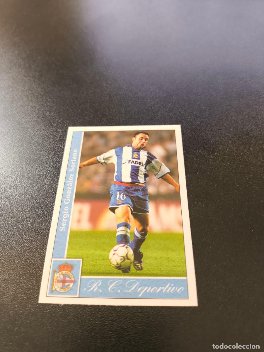 Cromos de F&uacute;tbol: 515 Sergio DEPORTIVO CORU&Ntilde;A ULTIMA HORA UH MUNDICROMO FICHAS LIGA 2001 2002 01 02 NO PANINI ESTE