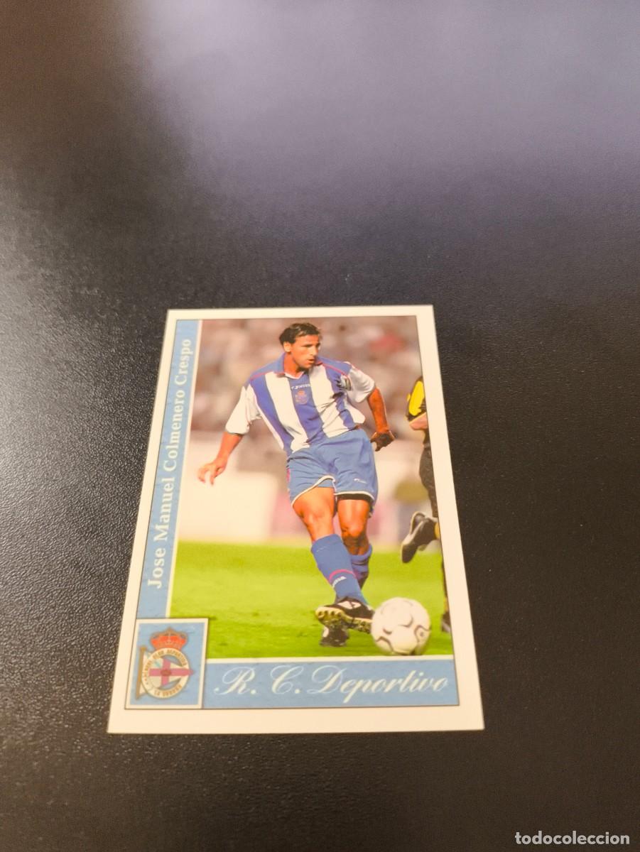 Cromos de F&uacute;tbol: 516 Jose Manue DEPORTIVO CORU&Ntilde;A ULTIMA HORA UH MUNDICROMO FICHAS LIGA 2001 2002 01 02 NO PANINI ESTE