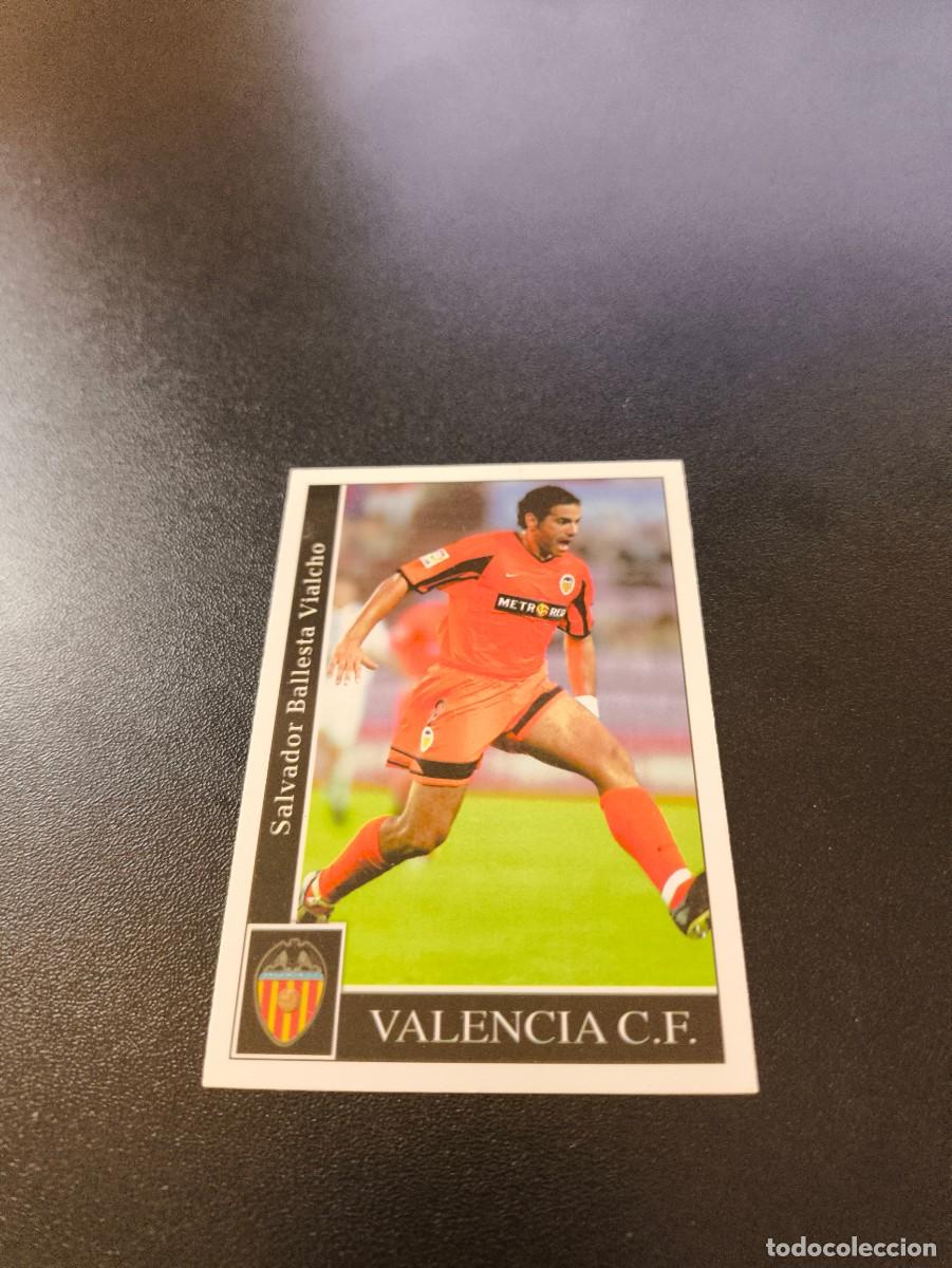 Fu&szlig;ball-Sticker: 521 Salva VALENCIA ULTIMA HORA UH MUNDICROMO FICHAS LIGA 2001 2002 01 02 NO PANINI ESTE