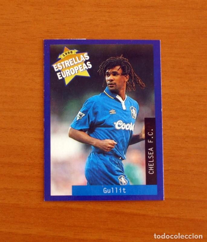 Fu&szlig;ball-Sticker: Chelsea F.C. - N&ordm; 58 Ruud Gullit - Estrellas Europea Panini A&ntilde;o 1996