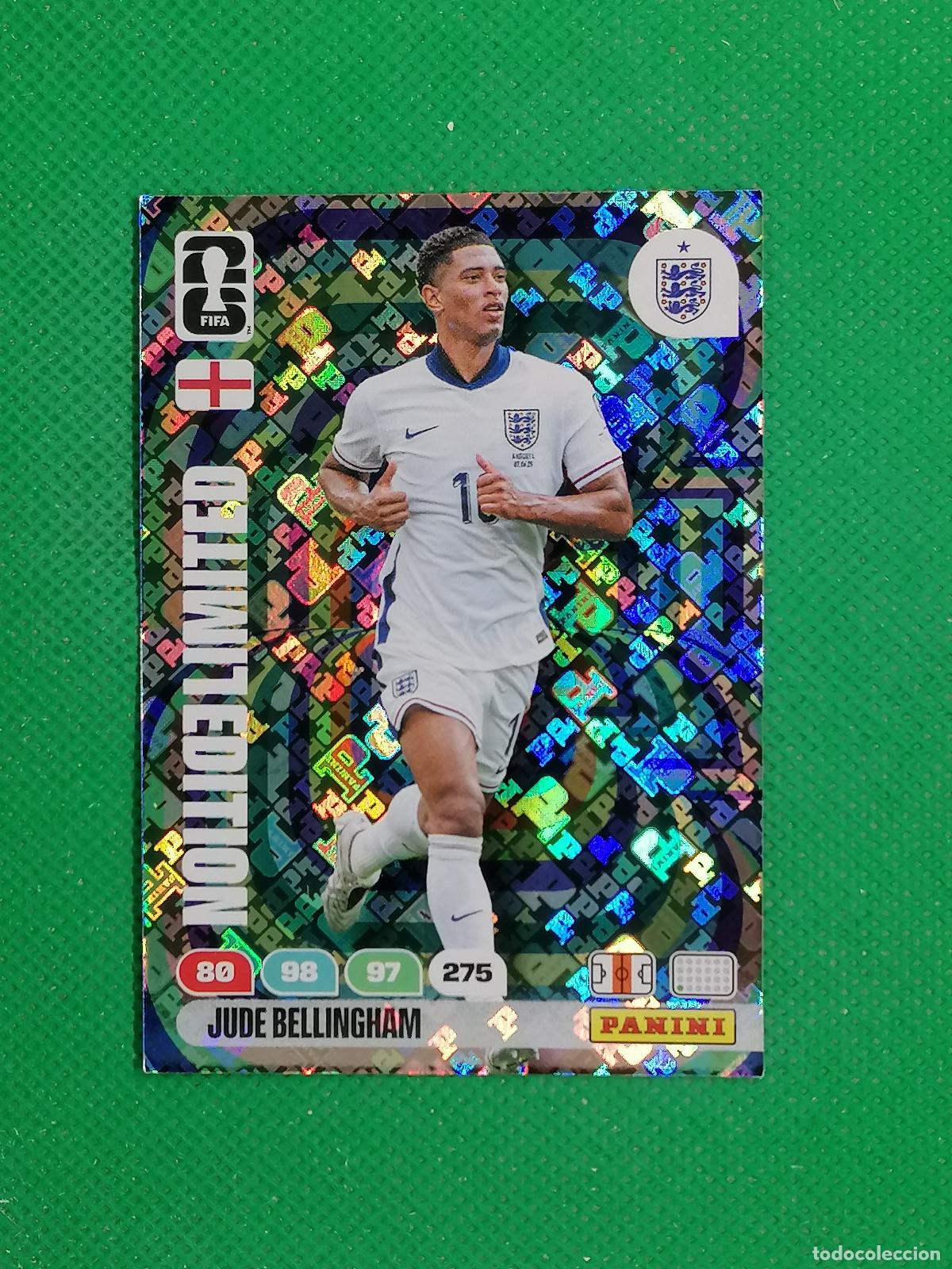 Figurine di Calcio: BELLINGHAM INGLATERRA LIMITED EDITION LOGO FOIL ⚽ PANINI ADRENALYN FIFA WORLD CUP 26 2026 ⚽