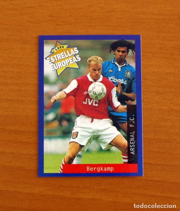 Figurine di Calcio: Arsenal F.C. - N&ordm; 59 Dennis Bergkamp - Estrellas Europea Panini A&ntilde;o 1996