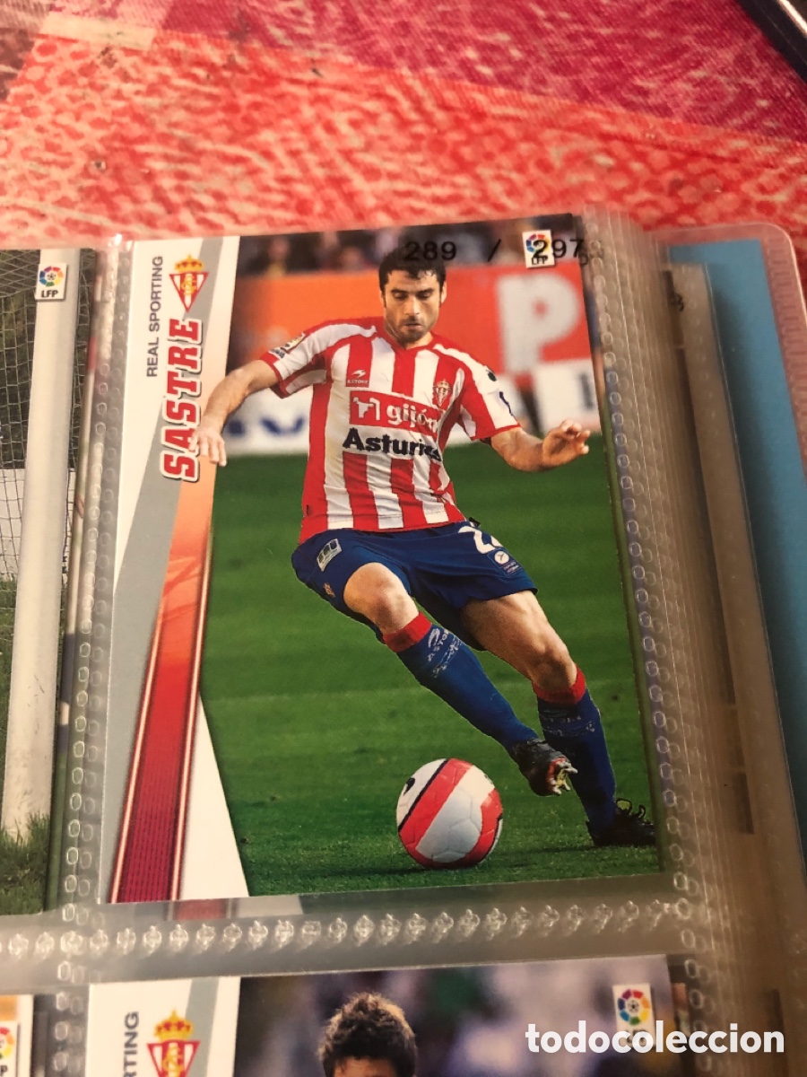 Cromos de F&uacute;tbol: Megacracks 2008 2009 sastre 291 ERROR SPORTING DE GIJ&Oacute;N