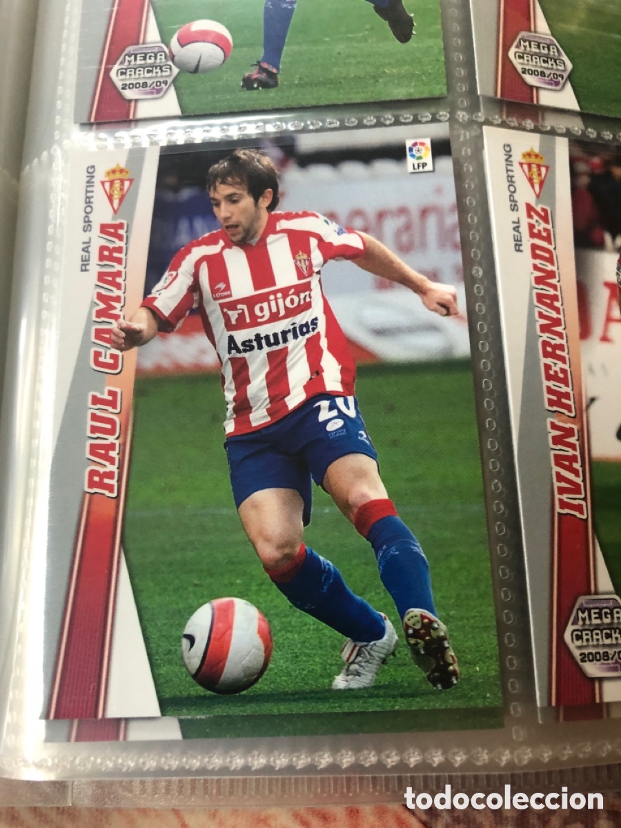 Cromos de F&uacute;tbol: Megacracks 2008 2009 raul Camara 285 ERROR SPORTING DE GIJ&Oacute;N