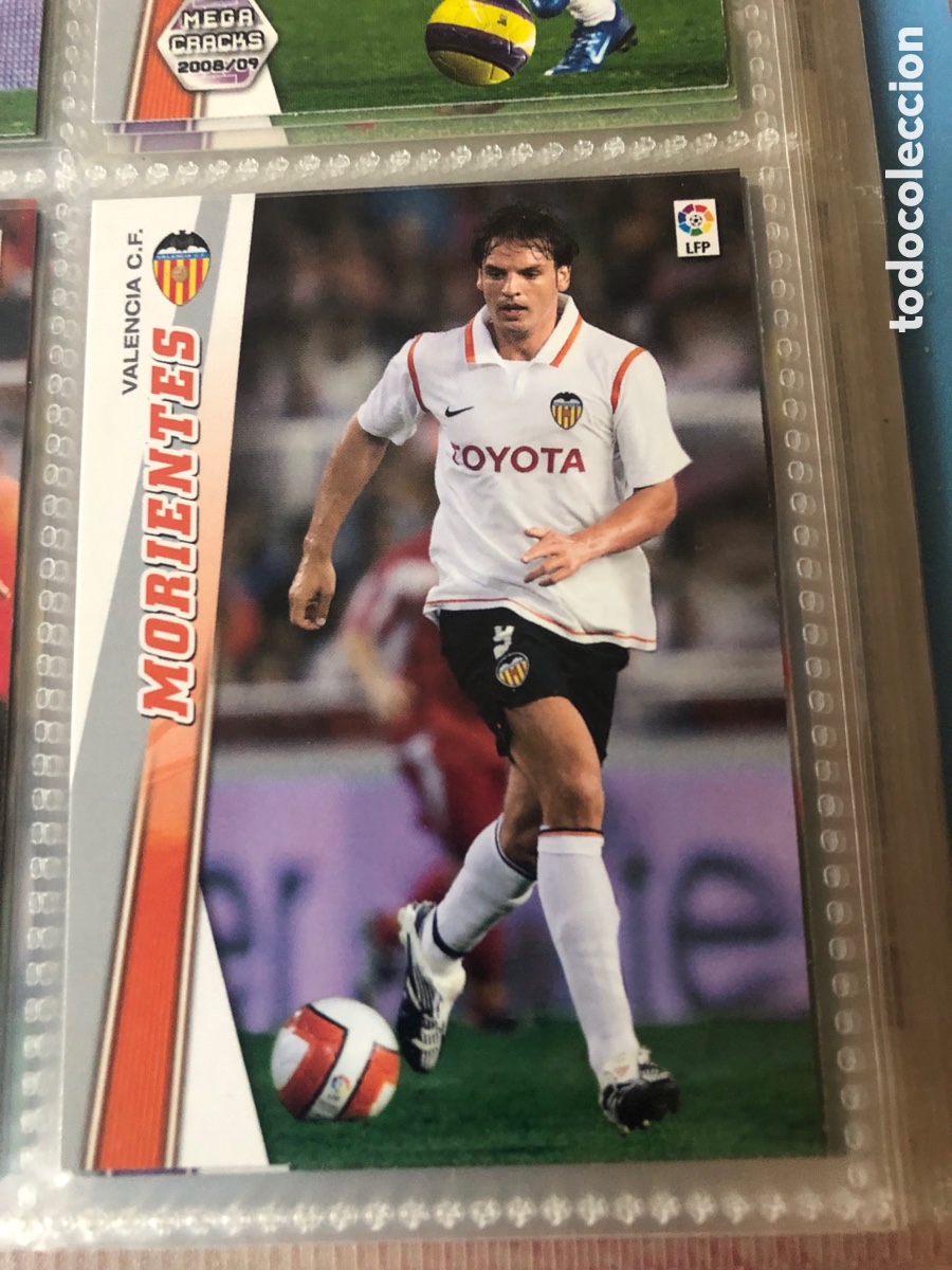 Cromos de F&uacute;tbol: Megacracks 2008 2009 Morrientes 324 error valencia