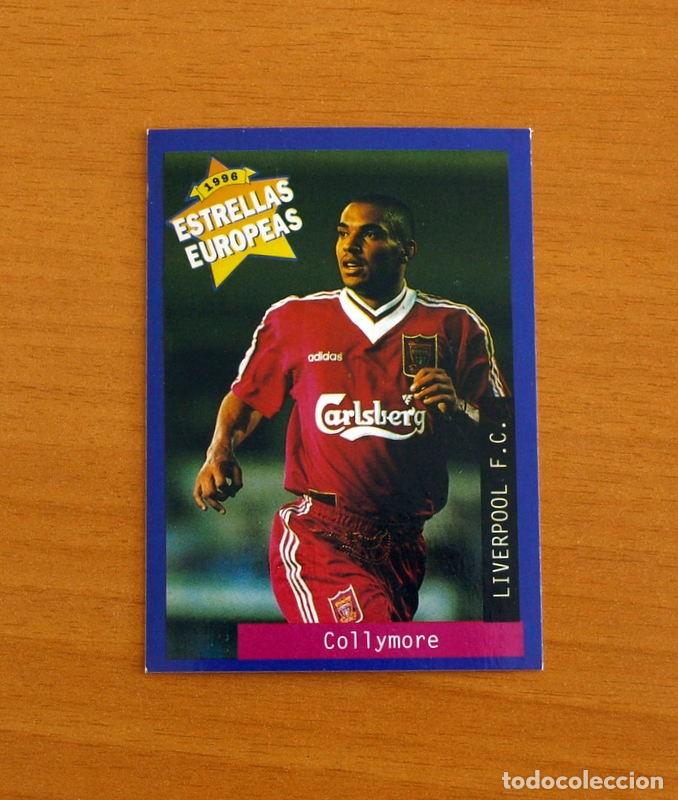 Fu&szlig;ball-Sticker: Liverpool F.C. - N&ordm; 63 Stan Collymore - Estrellas Europea Panini A&ntilde;o 1996