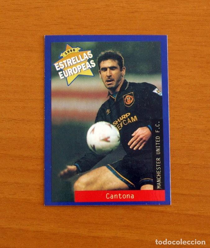 Cromos de F&uacute;tbol: Manchester United F.C. - N&ordm; 65 Eric Cantona - Estrellas Europea Panini A&ntilde;o 1996