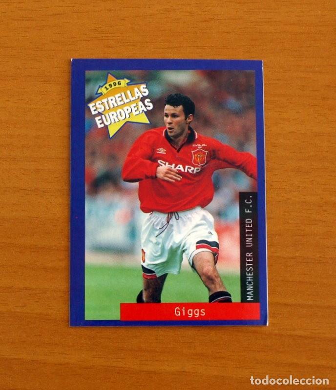 Cromos de F&uacute;tbol: Manchester United F.C. - N&ordm; 66 Ryan Giggs - Estrellas Europea Panini A&ntilde;o 1996