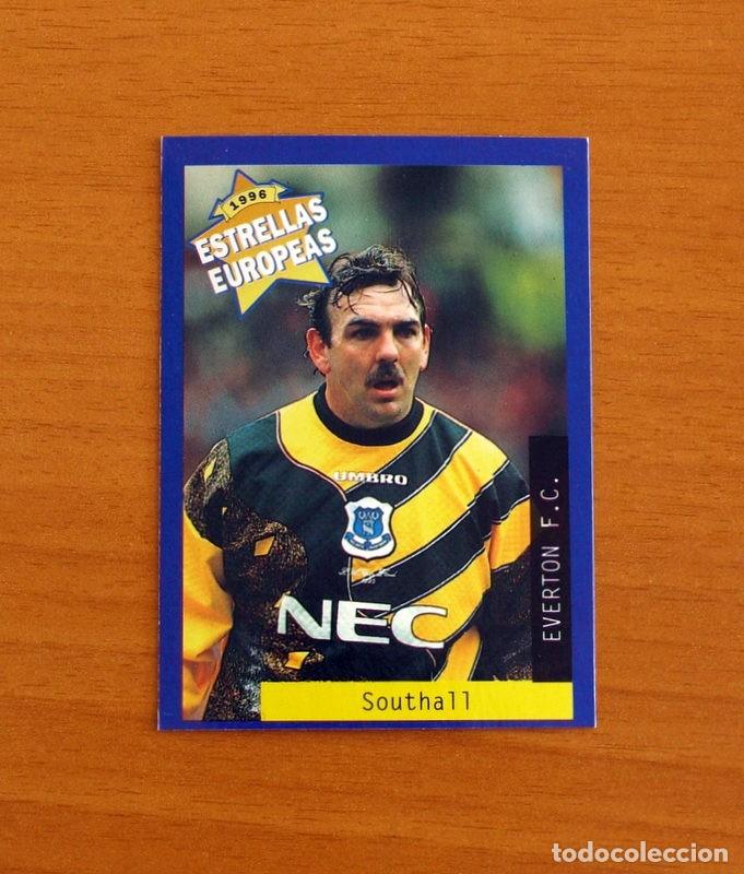 Cromos de F&uacute;tbol: Everton F.C. - N&ordm; 70 Neville Southall - Estrellas Europea Panini A&ntilde;o 1996
