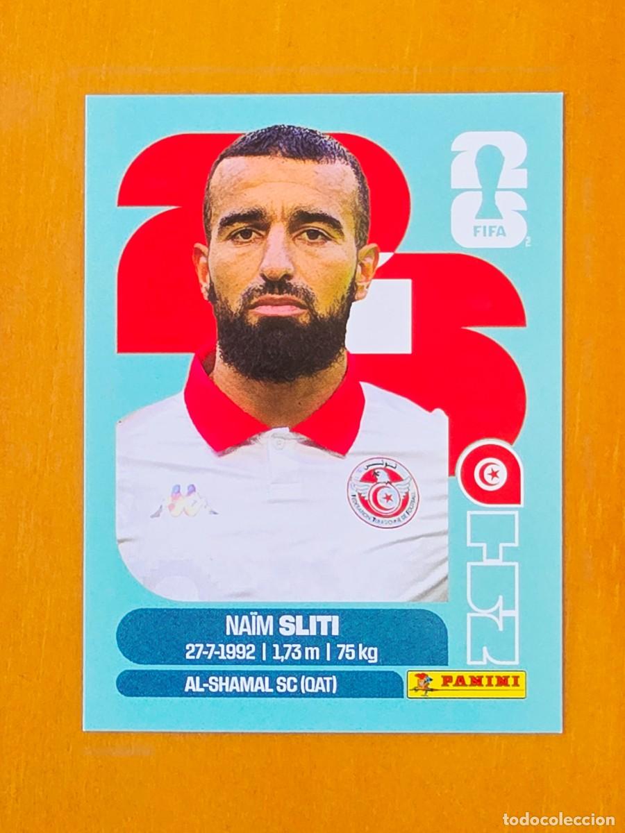 Cromos de F&uacute;tbol: TUN 20 Na&iuml;m Sliti, T&uacute;nez, Panini FIFA World Cup Mundial 2026 Sticker