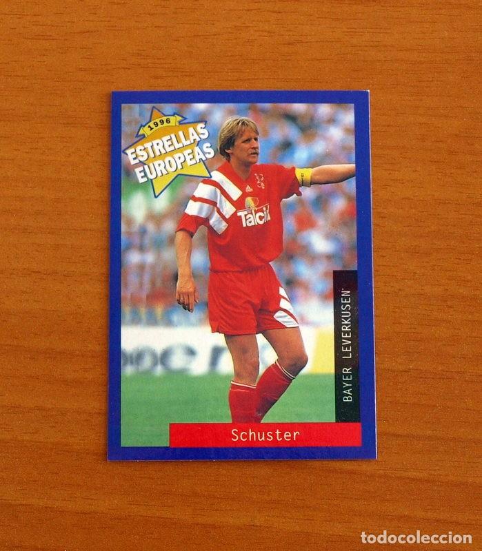Cromos de F&uacute;tbol: Bayer Leverkusen - N&ordm; 75 Berd Schuster - Estrellas Europea Panini A&ntilde;o 1996