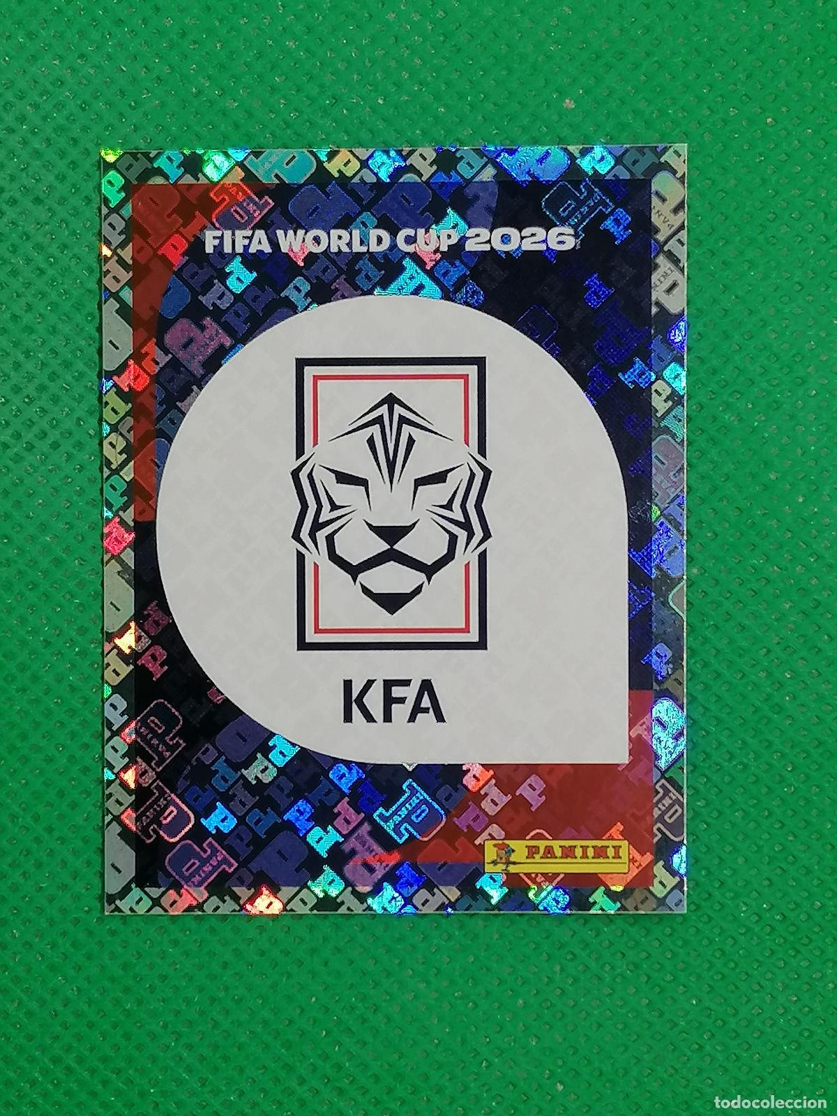 Cromos de F&uacute;tbol: KOR 1 KOR1 ESCUDO KOREA ⚽ PANINI FIFA MUNDIAL WORLD CUP 26 2026 STICKER ⚽