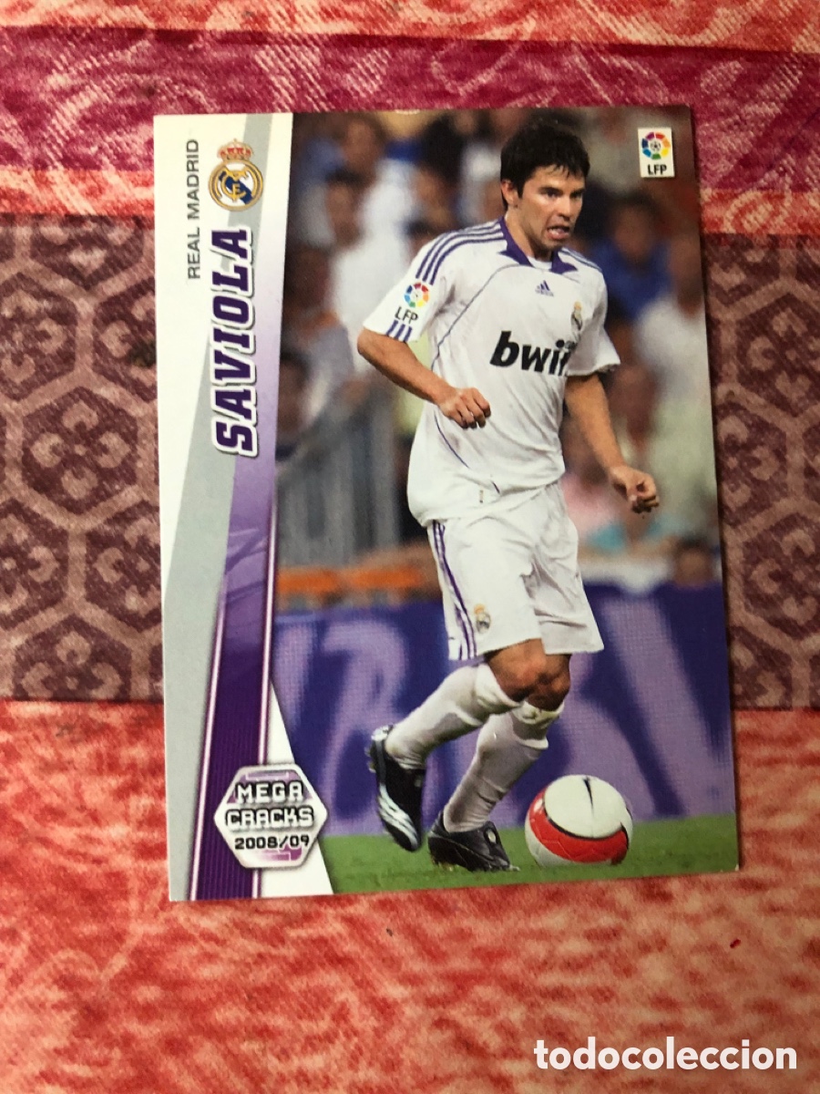 Cromos de F&uacute;tbol: Megacracks 2008 2009 saviola 161 bis real Madrid