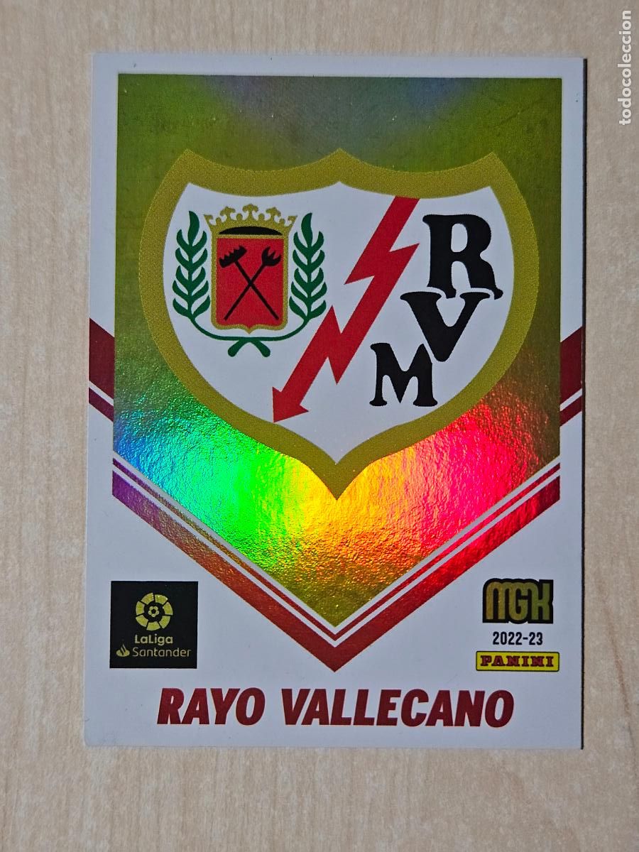 Fu&szlig;ball-Sticker: CROMO N&ordm; 262 ESCUDO - MEGACRACKS 2022 23 - RAYO VALLECANO