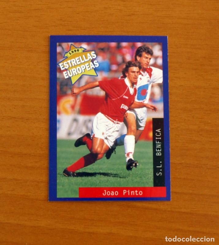 Fu&szlig;ball-Sticker: S.L. Benfica - N&ordm; 81 Joao Manuel Vieira Pinto - Estrellas Europea Panini A&ntilde;o 1996