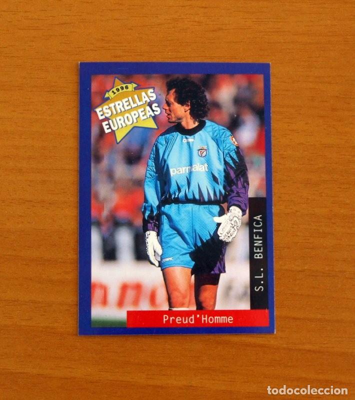 Fu&szlig;ball-Sticker: S.L. Benfica - N&ordm; 82 Preud Homme - Estrellas Europea Panini A&ntilde;o 1996