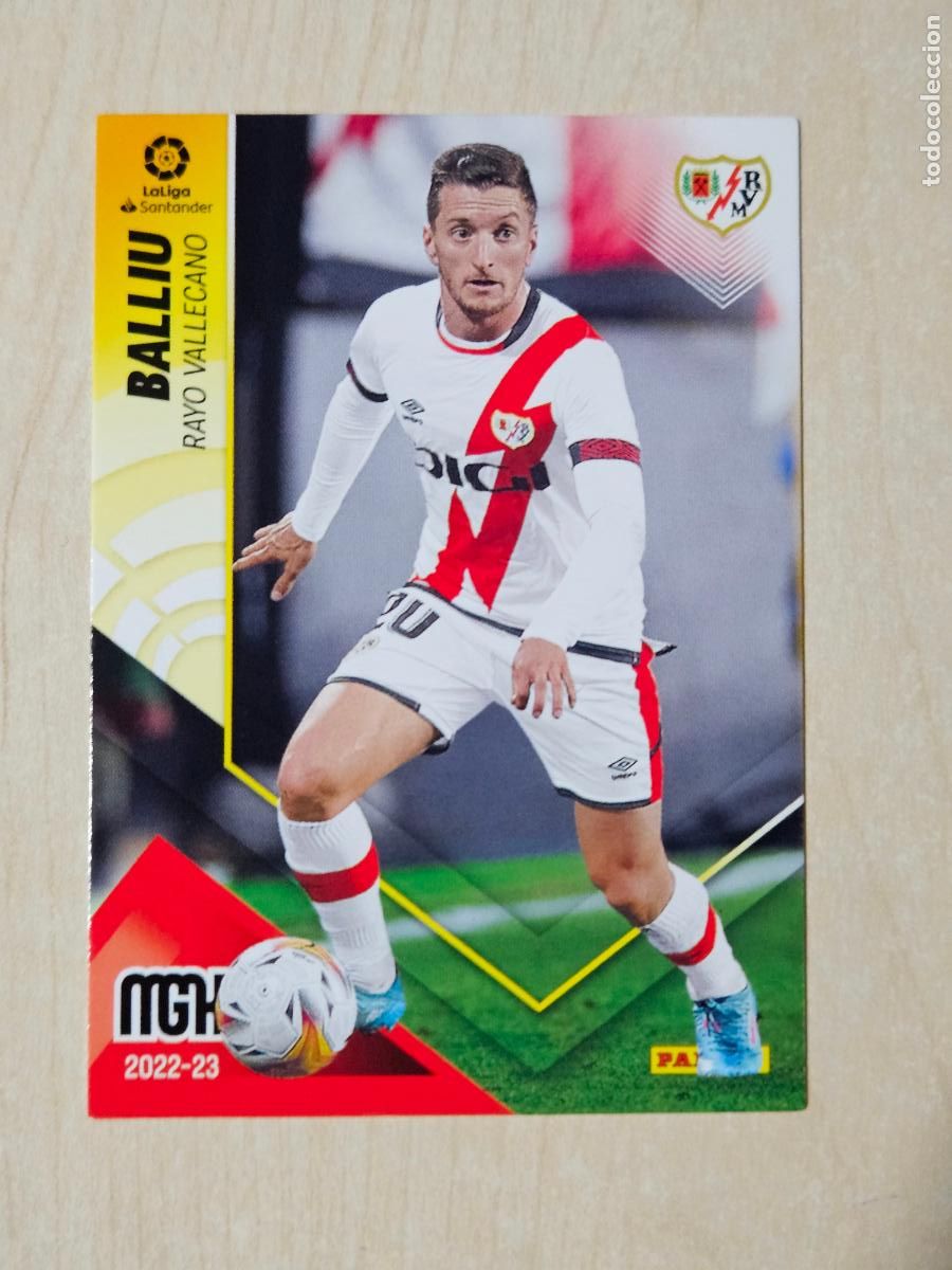 Cromos de F&uacute;tbol: CROMO N&ordm; 265 BALLIU - MEGACRACKS 2022 23 - RAYO VALLECANO