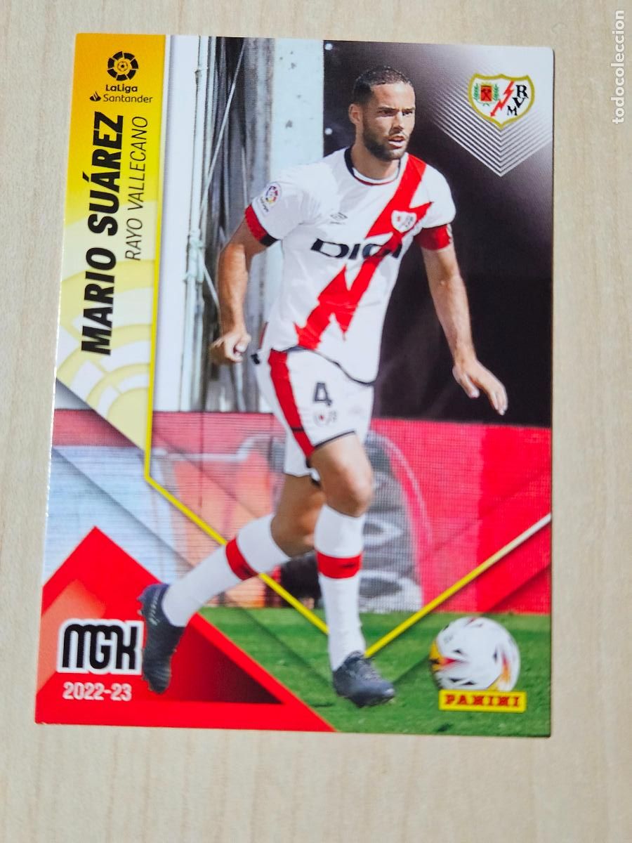 Cromos de F&uacute;tbol: CROMO N&ordm; 268 MARIO SUAREZ - MEGACRACKS 2022 23 - RAYO VALLECANO