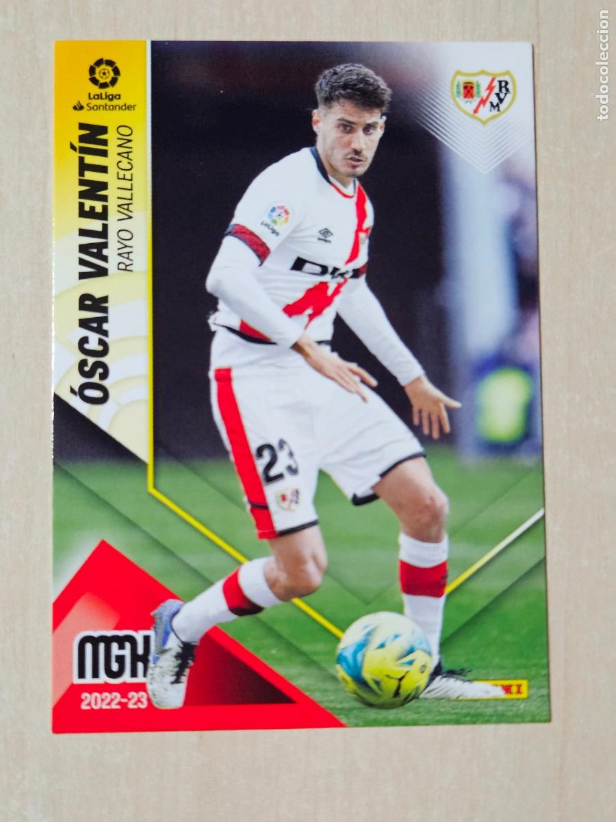 Cromos de F&uacute;tbol: CROMO N&ordm; 272 OSCAR VALENTIN - MEGACRACKS 2022 23 - RAYO VALLECANO