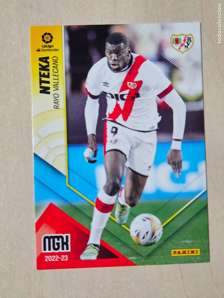 Cromos de F&uacute;tbol: CROMO N&ordm; 276 NTEKA - MEGACRACKS 2022 23 - RAYO VALLECANO