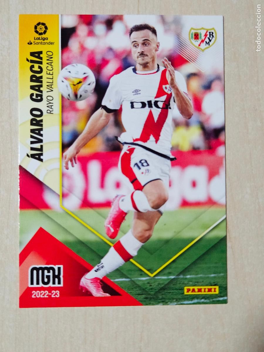Cromos de F&uacute;tbol: CROMO N&ordm; 277 ALVARO GARCIA - MEGACRACKS 2022 23 - RAYO VALLECANO