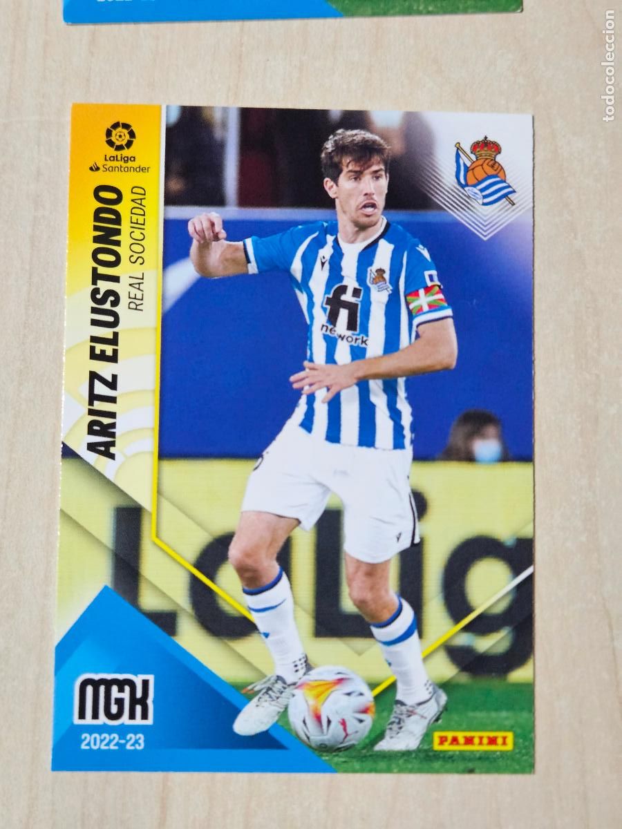 Cartes &agrave; collectionner de Football: CROMO N&ordm; 286 ARITZ ELUSTONDO - MEGACRACKS 2022 23 - REAL SOCIEDAD