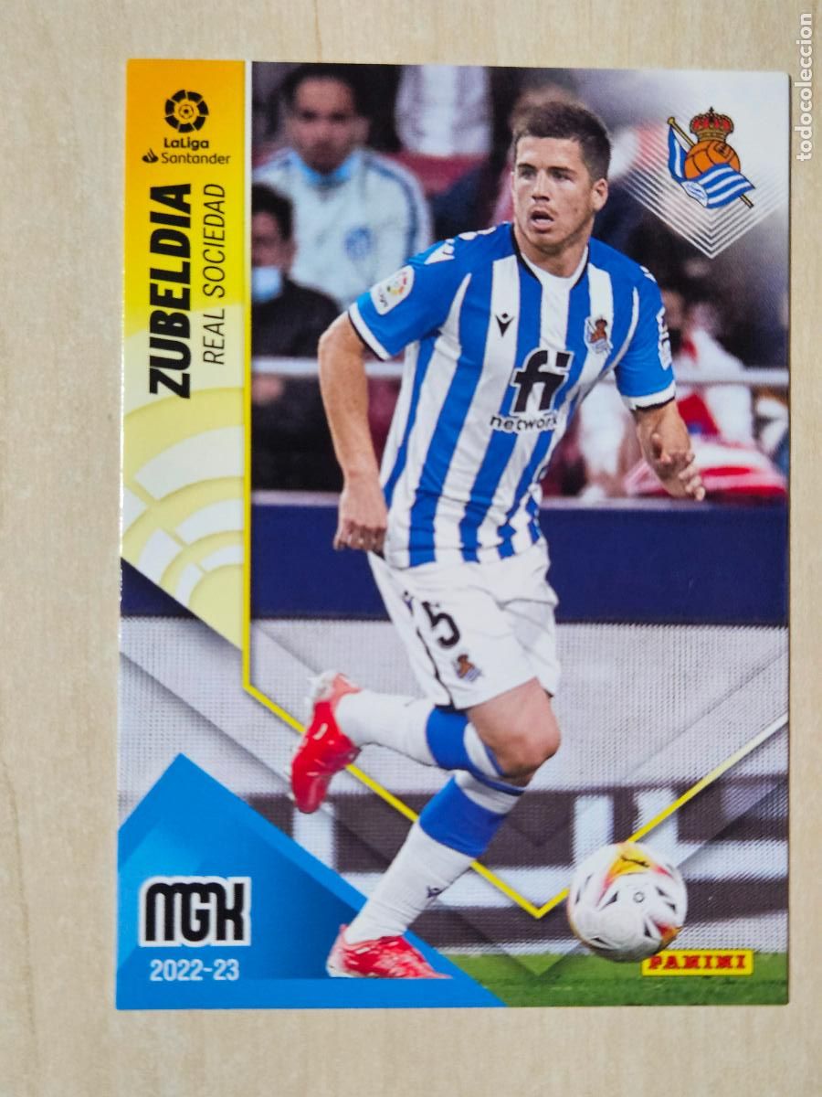 Cartes &agrave; collectionner de Football: CROMO N&ordm; 287 ZUBELDIA - MEGACRACKS 2022 23 - REAL SOCIEDAD