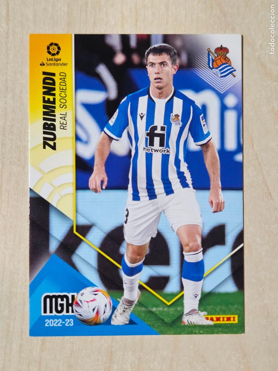 Fu&szlig;ball-Sticker: CROMO N&ordm; 289 ZUBIMENDI - MEGACRACKS 2022 23 - REAL SOCIEDAD