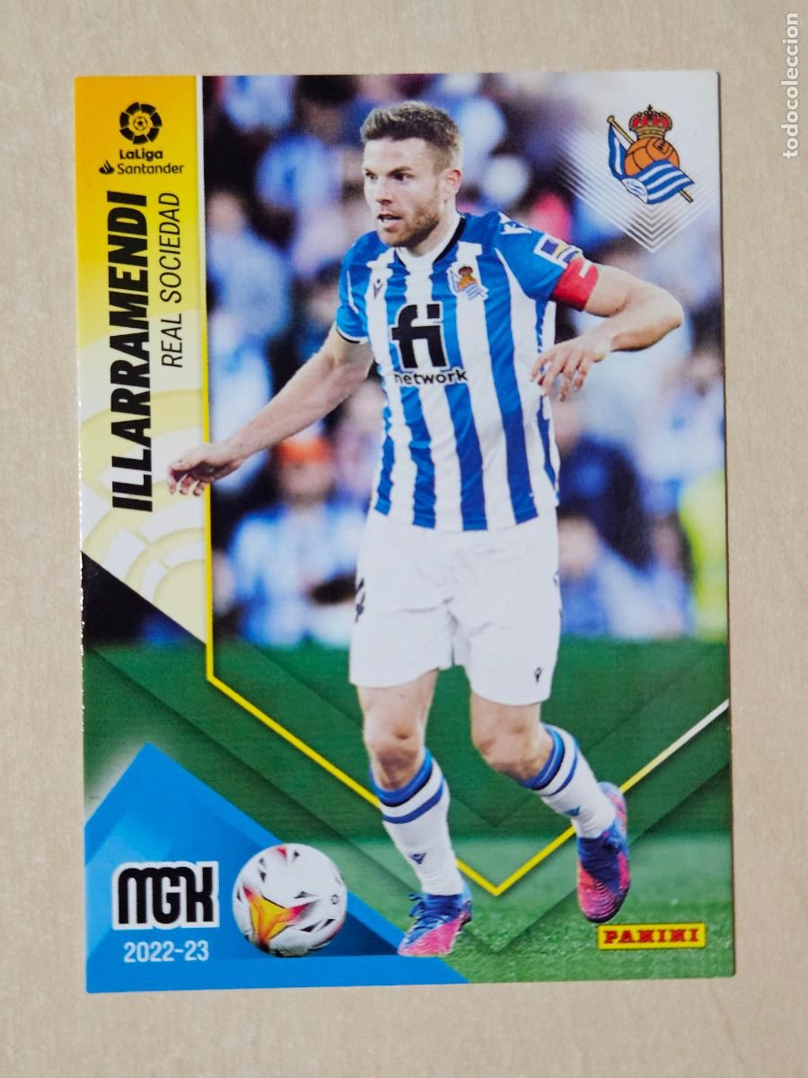 Fu&szlig;ball-Sticker: CROMO N&ordm; 291 ILLARRAMENDI - MEGACRACKS 2022 23 - REAL SOCIEDAD