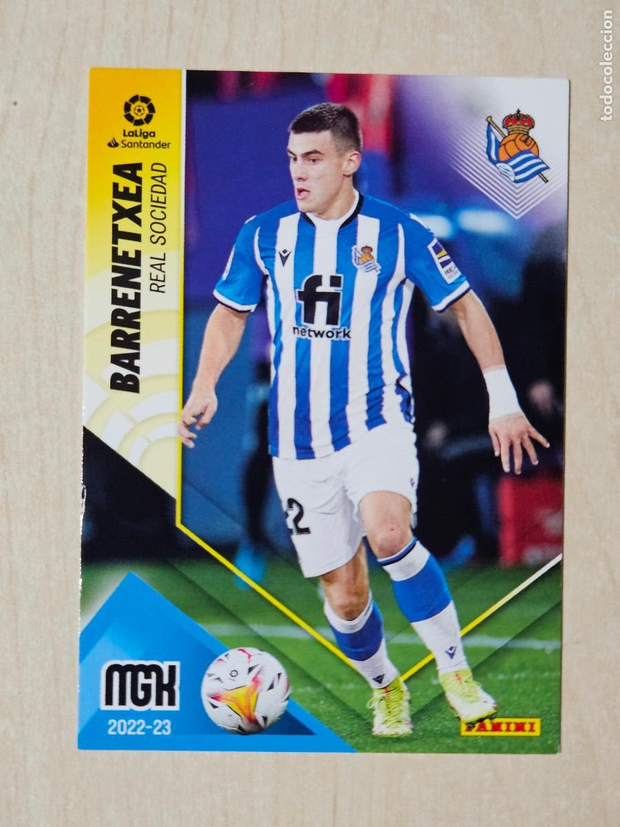 Cromos de F&uacute;tbol: CROMO N&ordm; 295 BARRENETXEA - MEGACRACKS 2022 23 - REAL SOCIEDAD