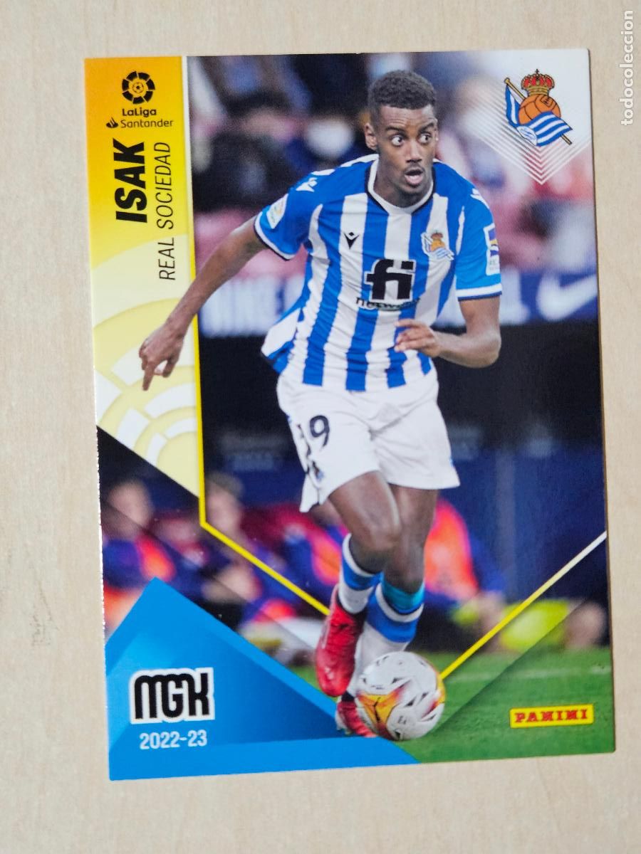 Cromos de F&uacute;tbol: CROMO N&ordm; 297 ISAK - MEGACRACKS 2022 23 - REAL SOCIEDAD