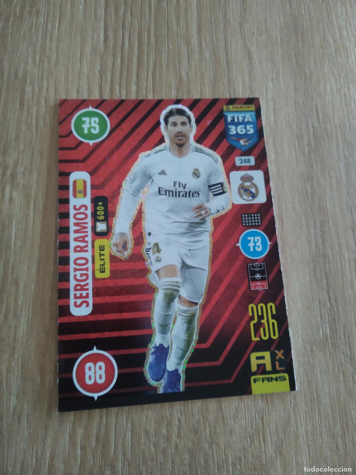Cromos de F&uacute;tbol: 248 RAMOS REAL MADRID CROMO FUTBOL PANINI ADRENALYN 20-21 FIFA 365 2020-2021